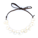 Twin Baroque Pearl Choker (White)