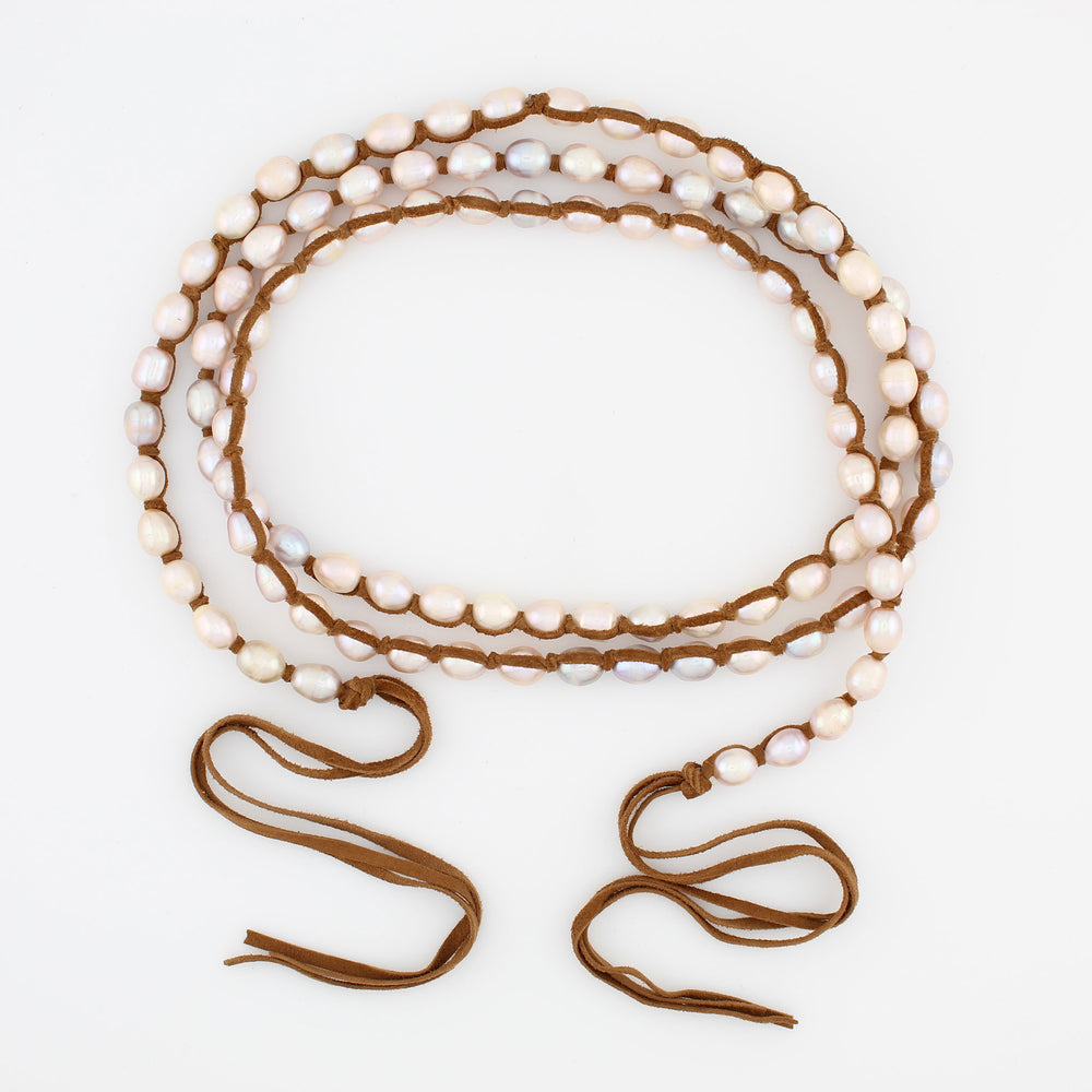Classic Boho Pale Pink (Small Pearls)