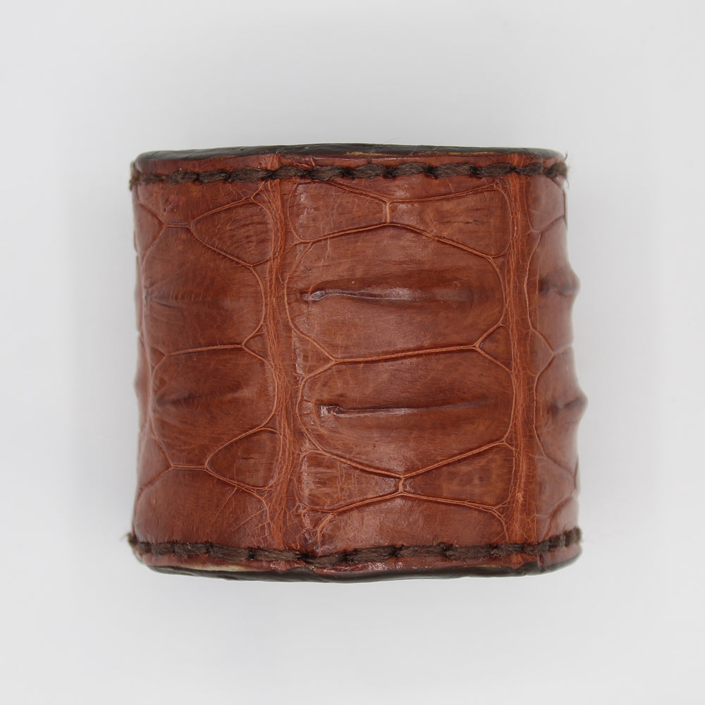 Adjustable Crocodile Cuff