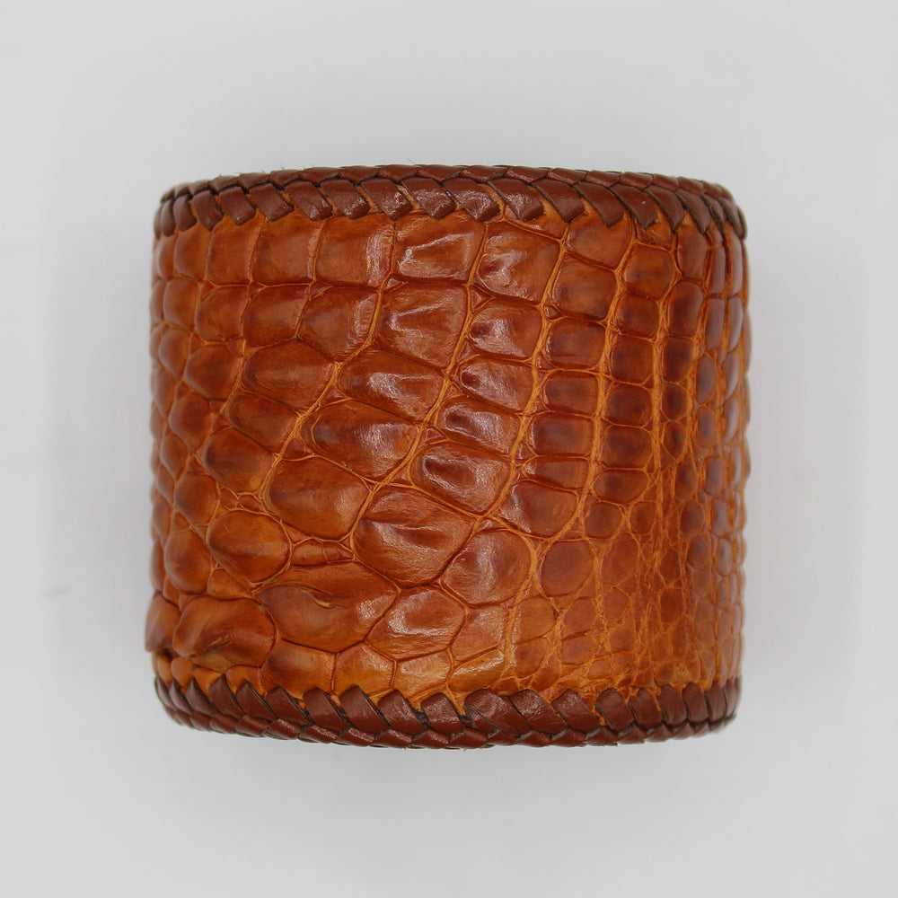 Adjustable Crocodile Cuff