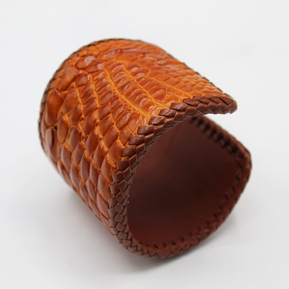 Adjustable Crocodile Cuff
