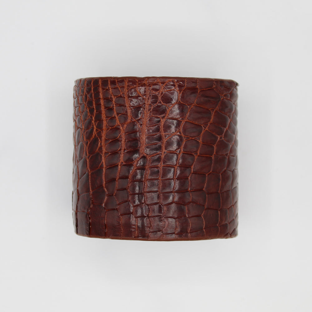 Adjustable Crocodile Cuff