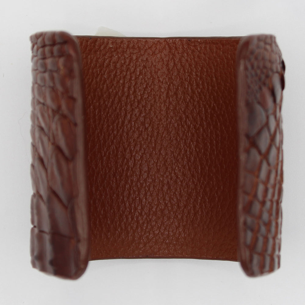 Adjustable Crocodile Cuff