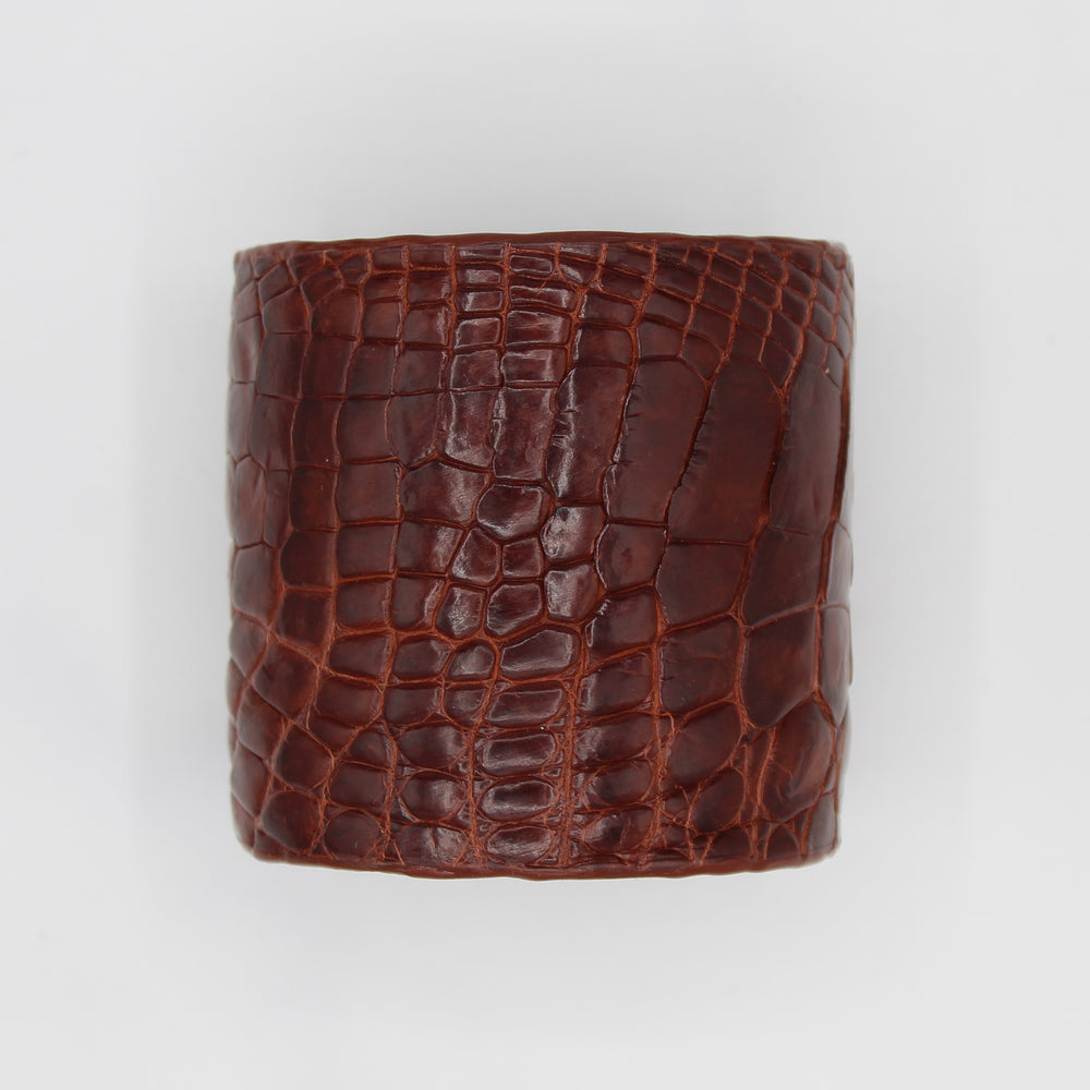 Adjustable Crocodile Cuff