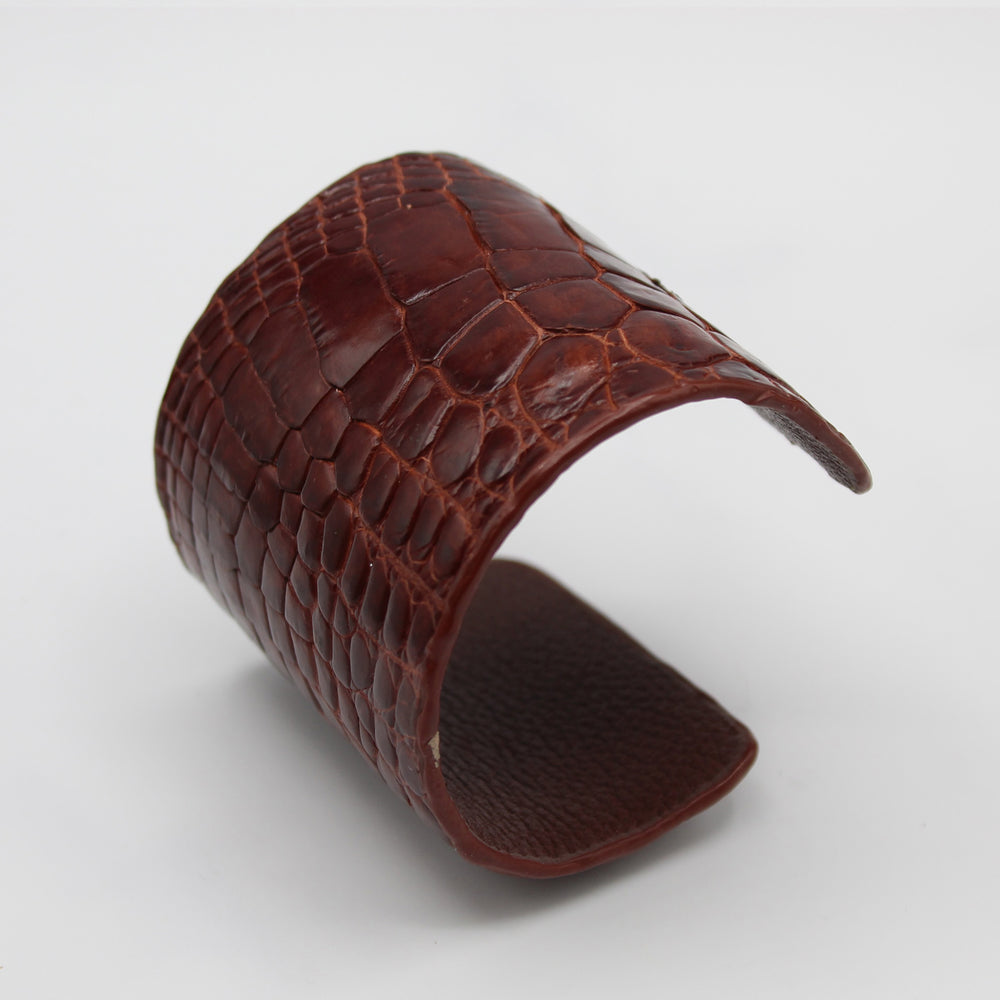 Adjustable Crocodile Cuff