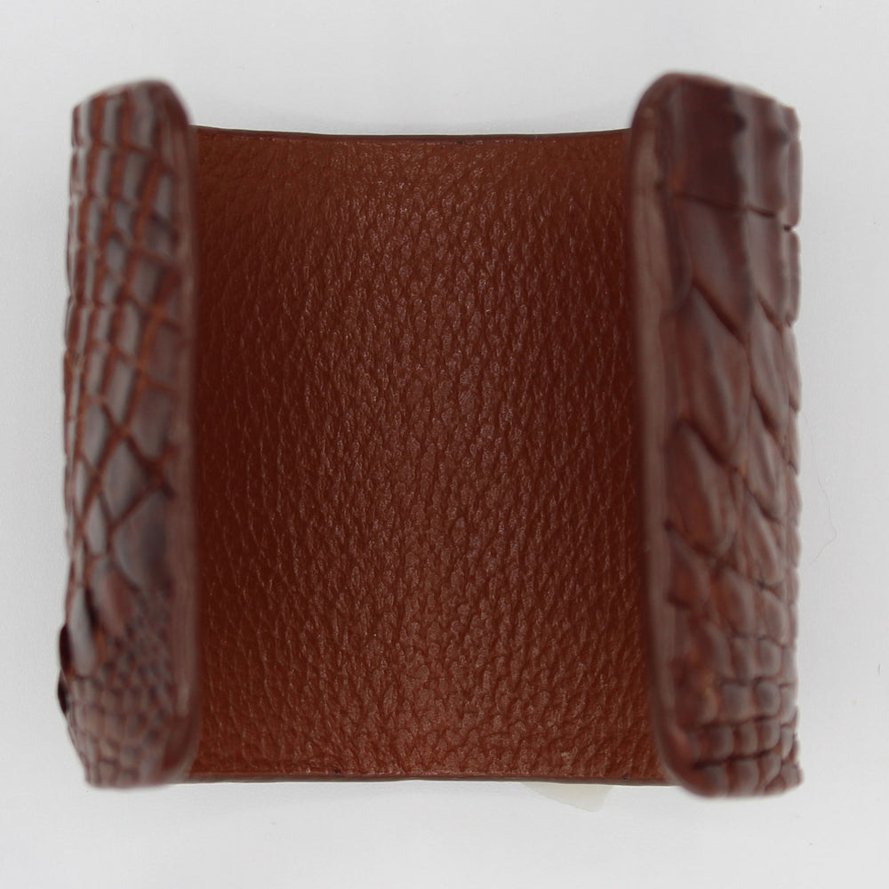 Adjustable Crocodile Cuff