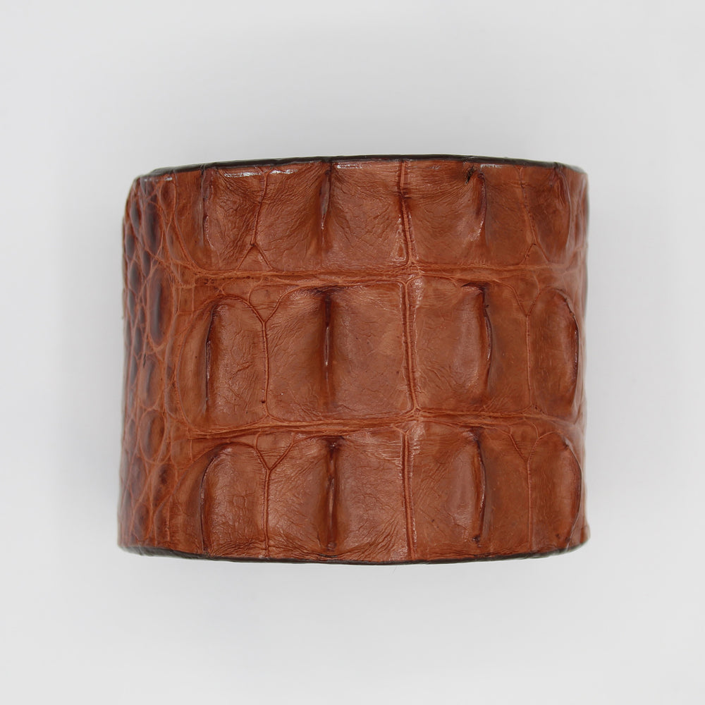 Adjustable Crocodile Cuff