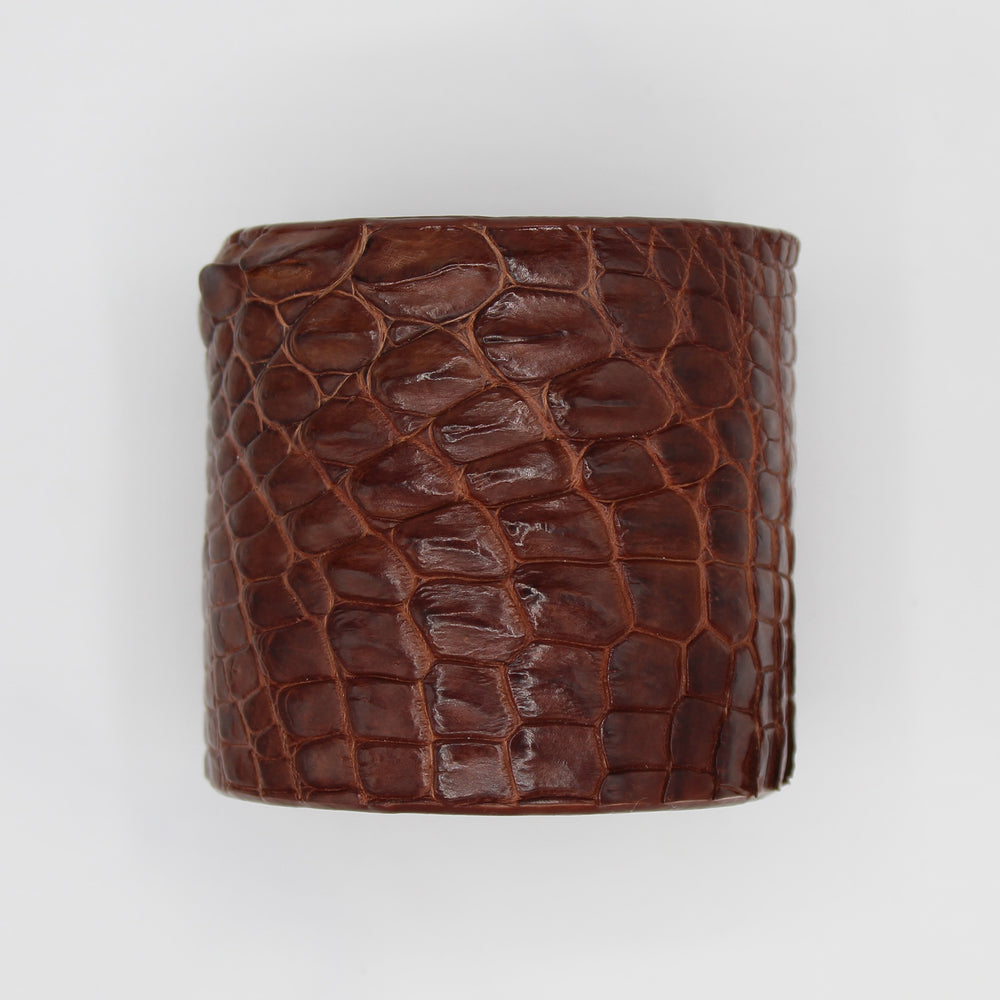 Adjustable Crocodile Cuff