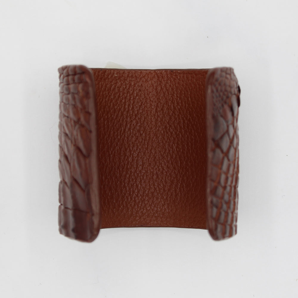 Adjustable Crocodile Cuff