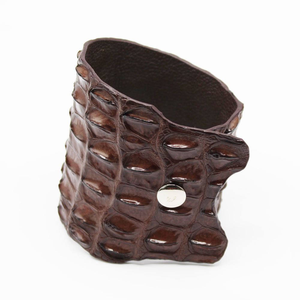 Large Crocodile Cuff