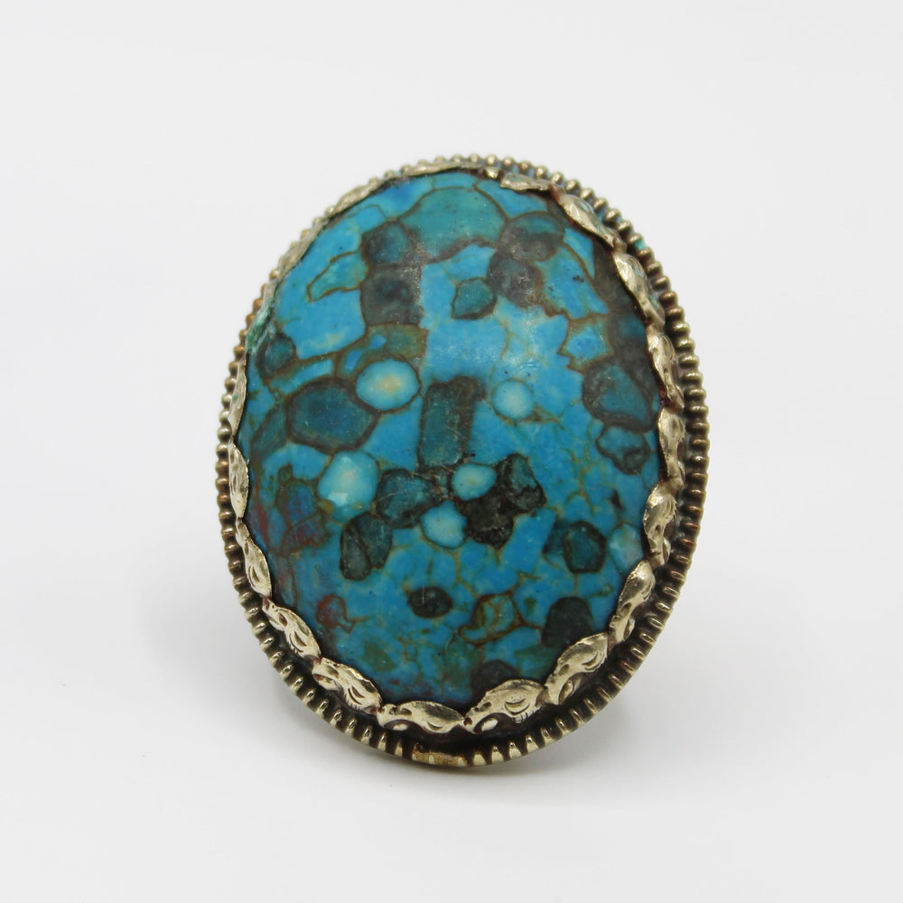 Vintage Tibetan Turquoise Ring